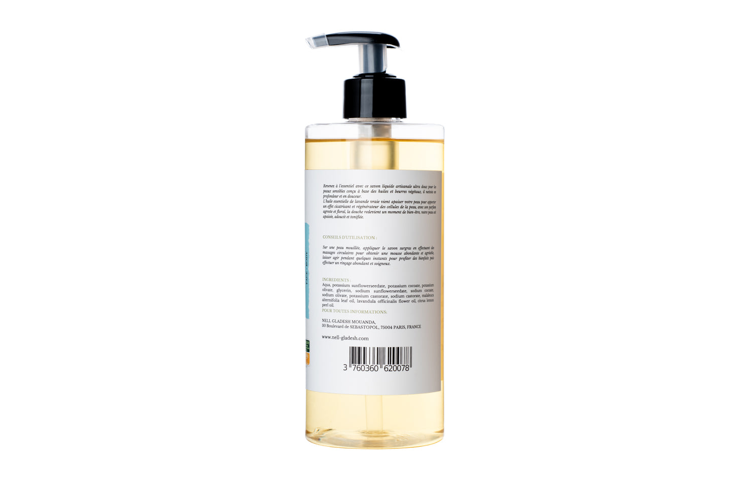 Savon Liquide Surgras - Peau Sensible - Visage et Corps